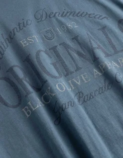 T-Shirt - Print - blau