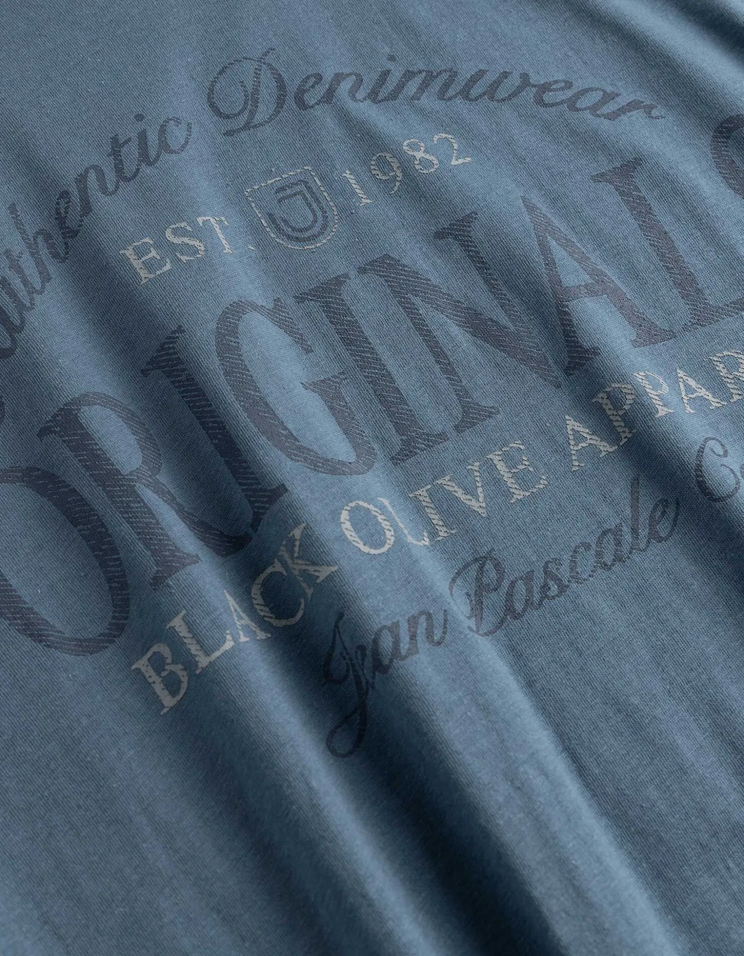 T-Shirt - Print - blau