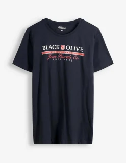 T-Shirt - Print - dunkelblau