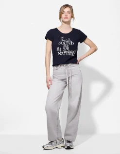 T-Shirt - Print - dunkelblau