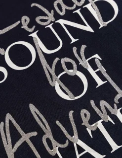 T-Shirt - Print - dunkelblau