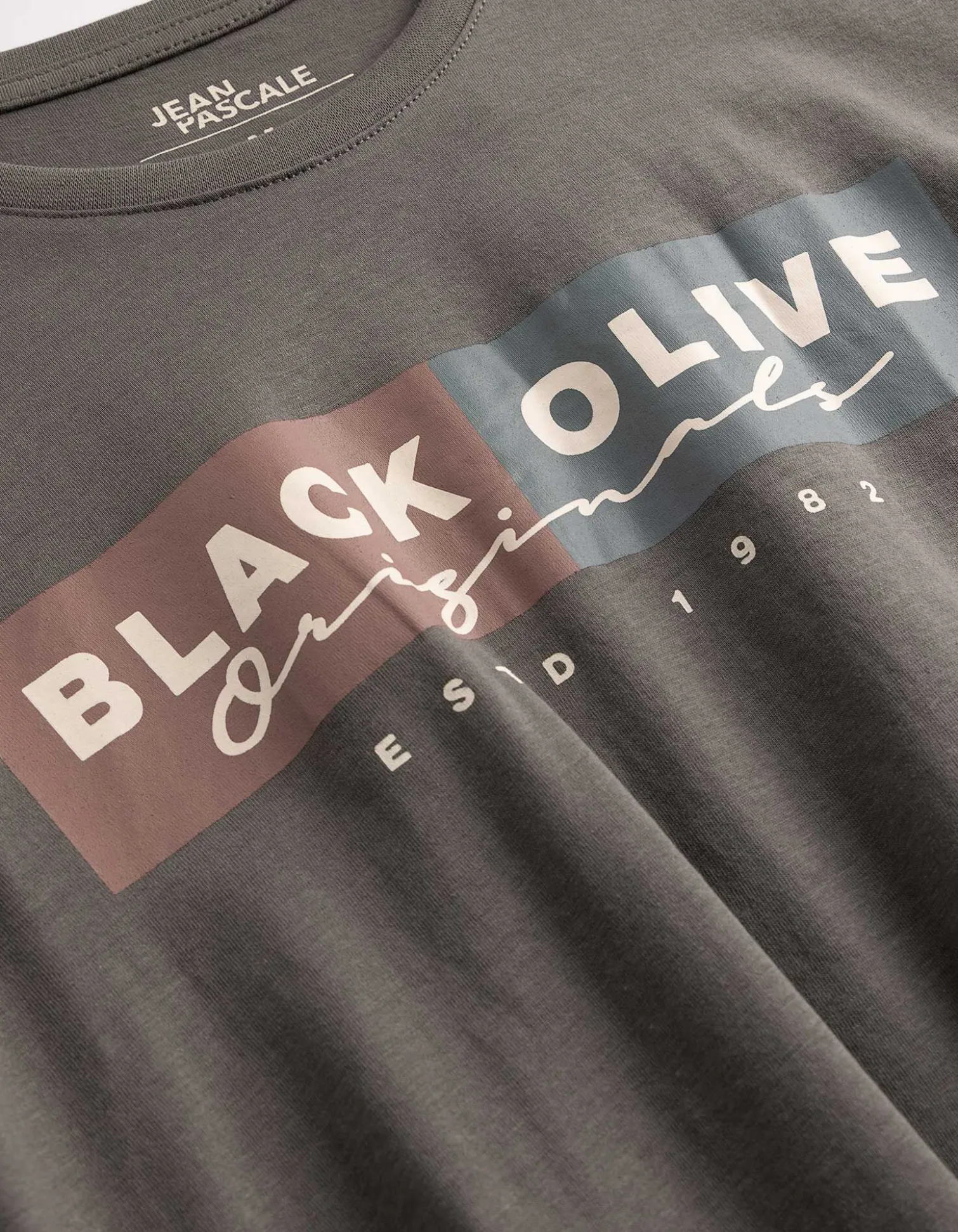 T-Shirt - Print - dunkelgrau