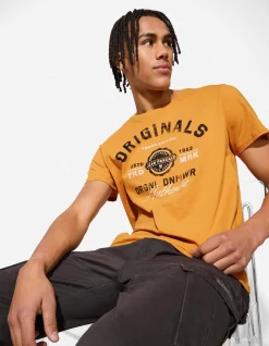 T-Shirt - Print - gelb