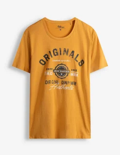 T-Shirt - Print - gelb