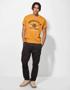 T-Shirt - Print - gelb