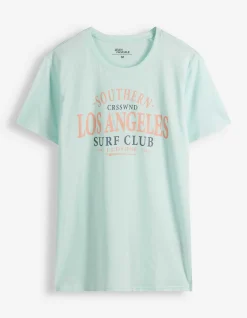 T-Shirt - Print - hellblau