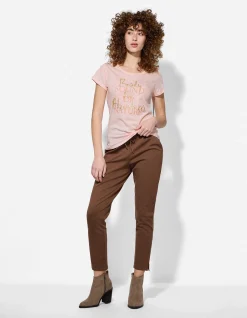 T-Shirt - Print - rosa
