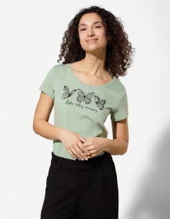 T-Shirt - Print - türkis