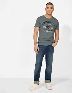 T-Shirt - Print - türkis