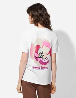 T-Shirt - Print - weiß