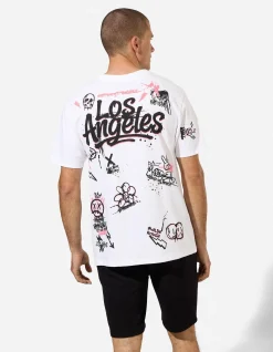 T-Shirt - Print - weiß