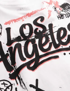 T-Shirt - Print - weiß