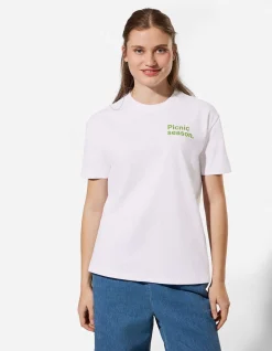 T-Shirt - Print - weiß