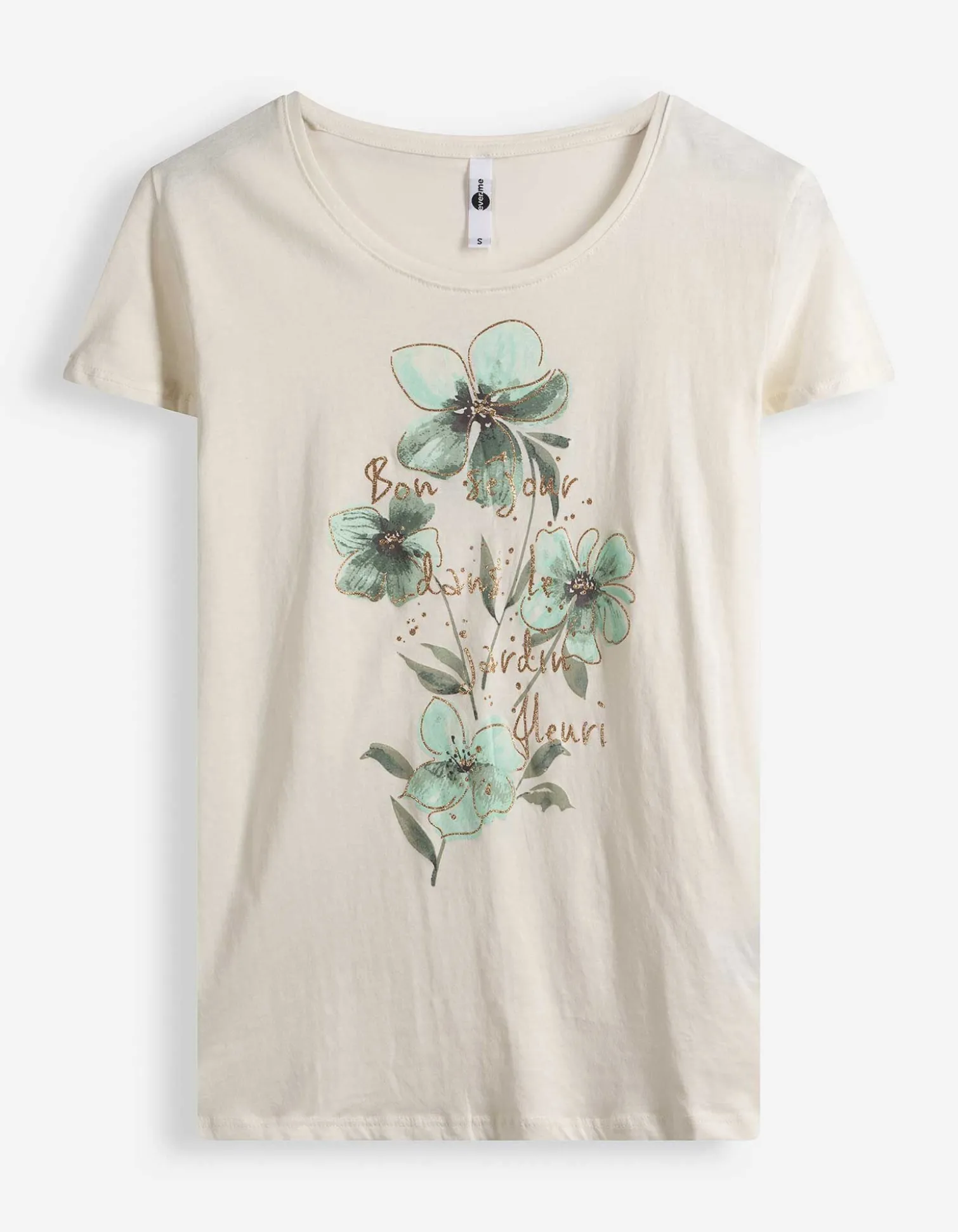 T-Shirt - Print - weiß
