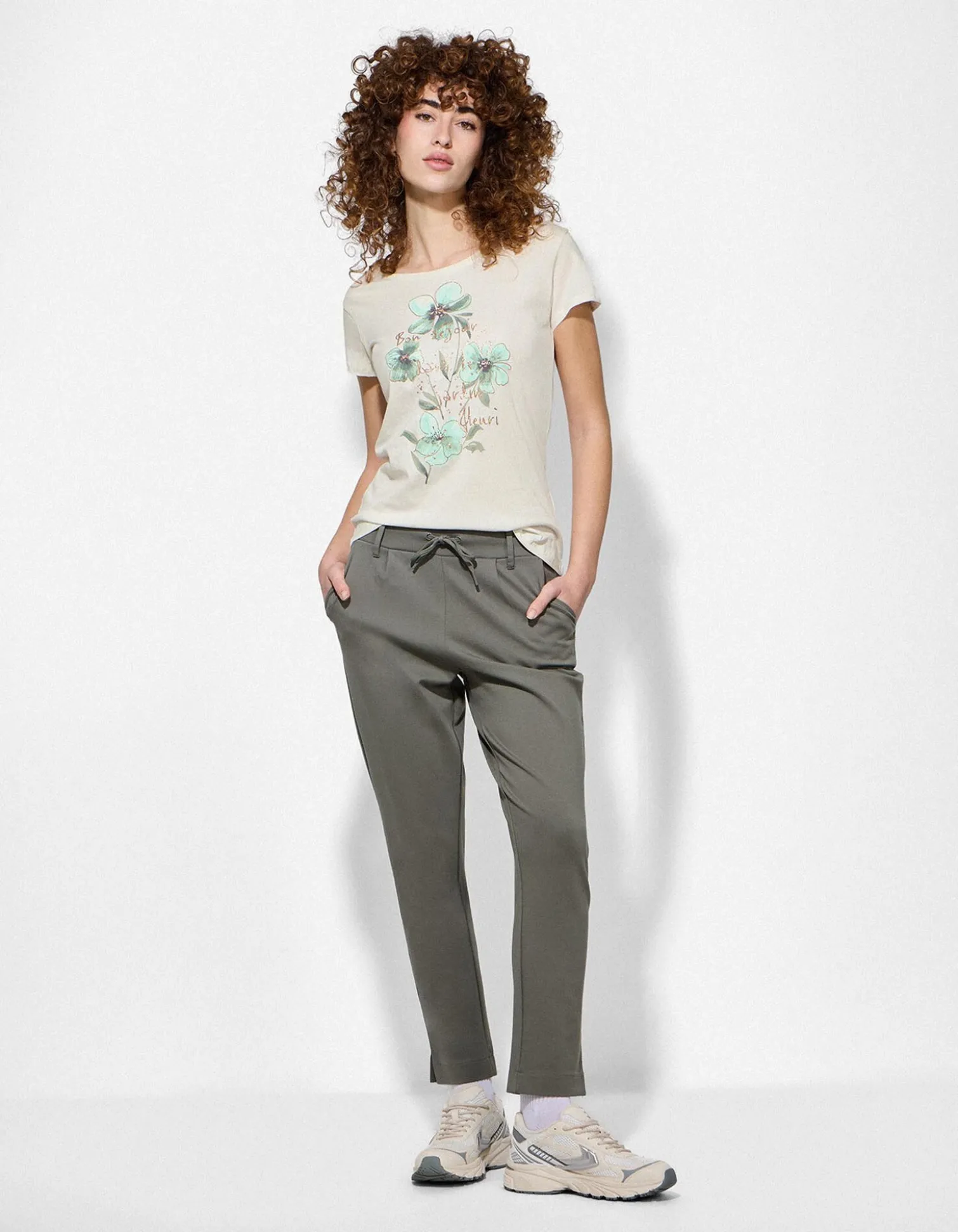 T-Shirt - Print - weiß