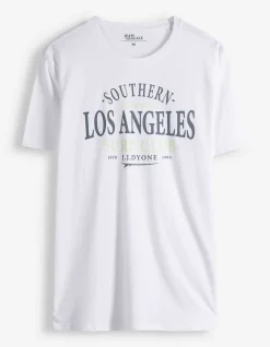 T-Shirt - Print - weiß