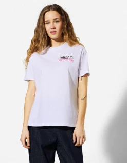 T-Shirt - Rückenprint - weiß