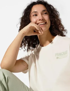 T-Shirt - Rückenprint - weiß