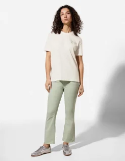 T-Shirt - Rückenprint - weiß