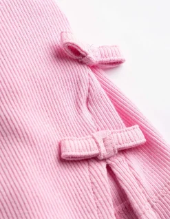 T-Shirt - Schleifenapplikation - rosa