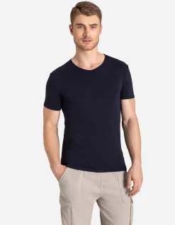 T-Shirt - Slim Fit - dunkelblau