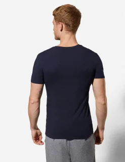 T-Shirt - Slim Fit - dunkelblau