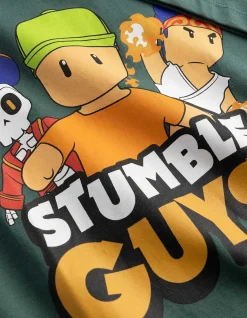 T-Shirt - Stumble Guys - dunkelgrün