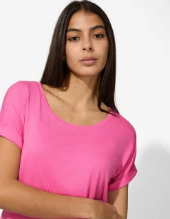 T-Shirt - Viskose-Mix - pink