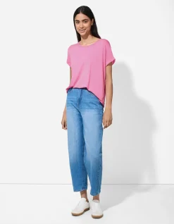 T-Shirt - Viskose-Mix - pink