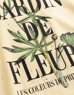 T-Shirt - Ziersteine - hellgelb