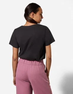 T-Shirt - Ziersteine - schwarz
