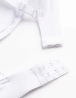 T-Shirt-BH - Wattierte Cups - weiß