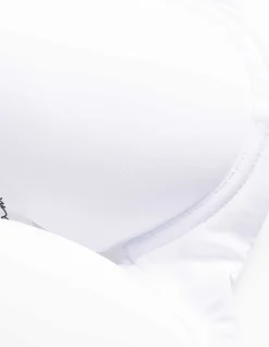 T-Shirt-BH - Wattierte Cups - weiß