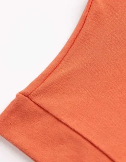 T-Shirt-Kleid - gerade geschnitten - hellrot