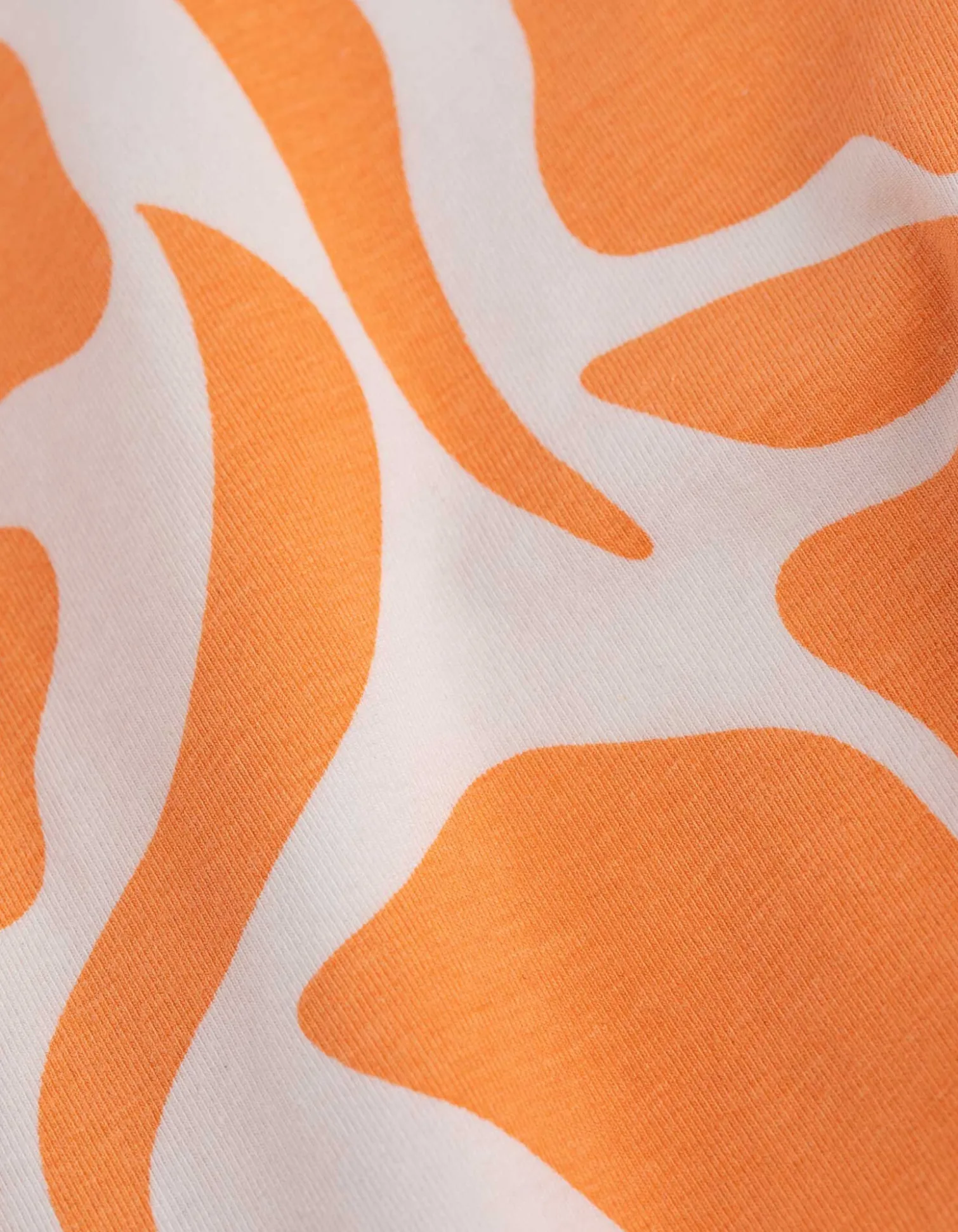 Umstandskleid - Allover-Muster - orange