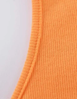 Umstandskleid - einfarbig - orange