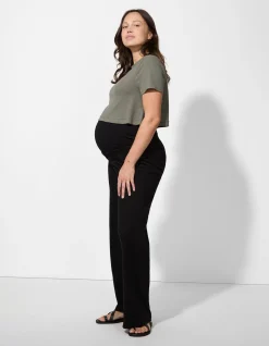 Umstandsshirt - Kurze Ärmel - hellgrün