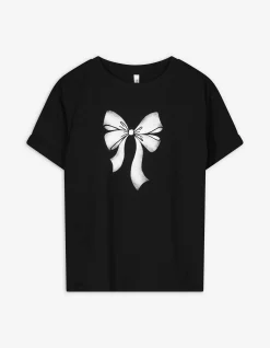 Umstandsshirt - Print - schwarz