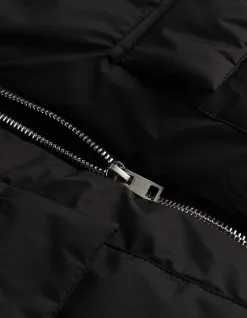 Weste - Aufgesetze Taschen - schwarz