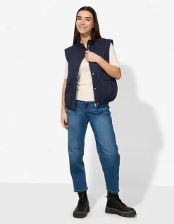 Weste - Oversized Fit - dunkelblau